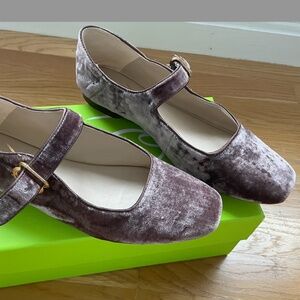 Sam Edelman Michaela Mauve Velvet Mary Jane
